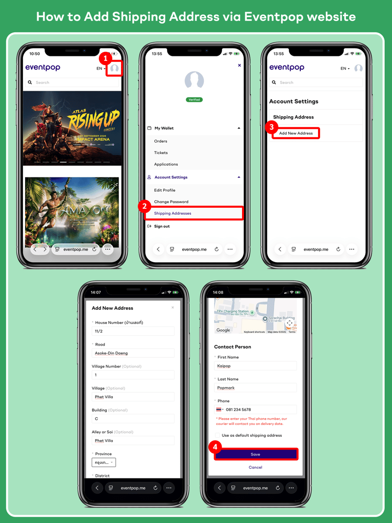 Add Shipping Address - EN (Mob-site)