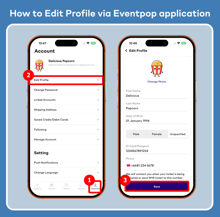 Edit Profile - EN (App)