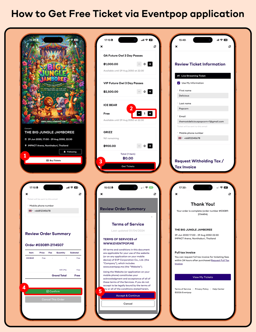 Free Ticket - EN (App)