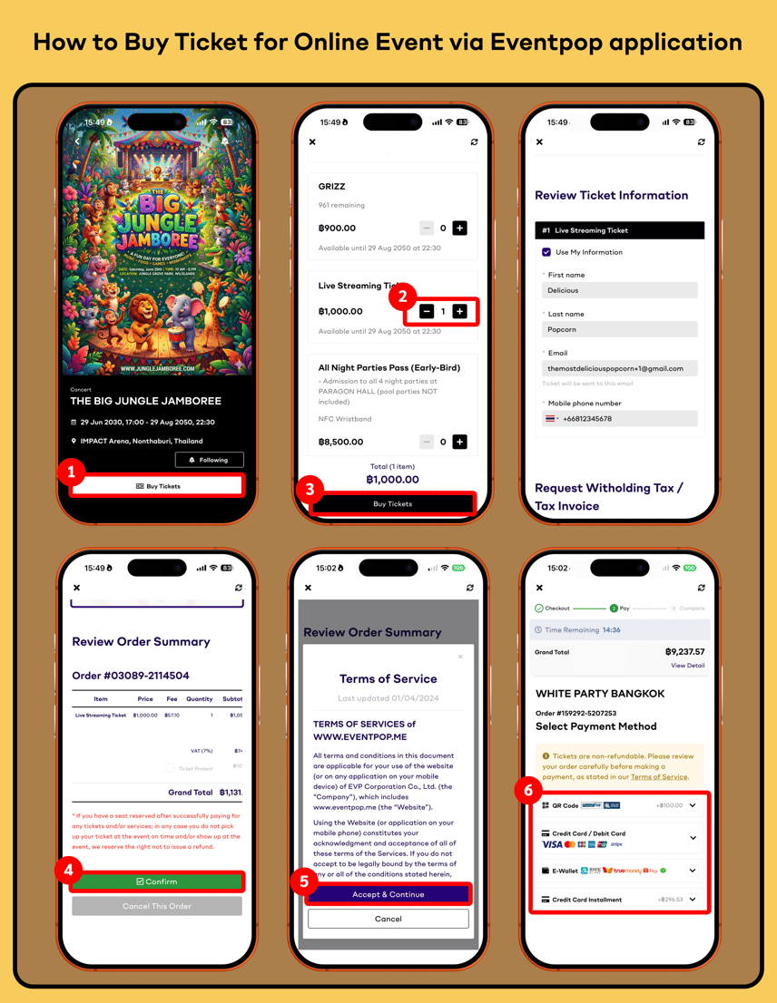 Online Ticket - EN (App)