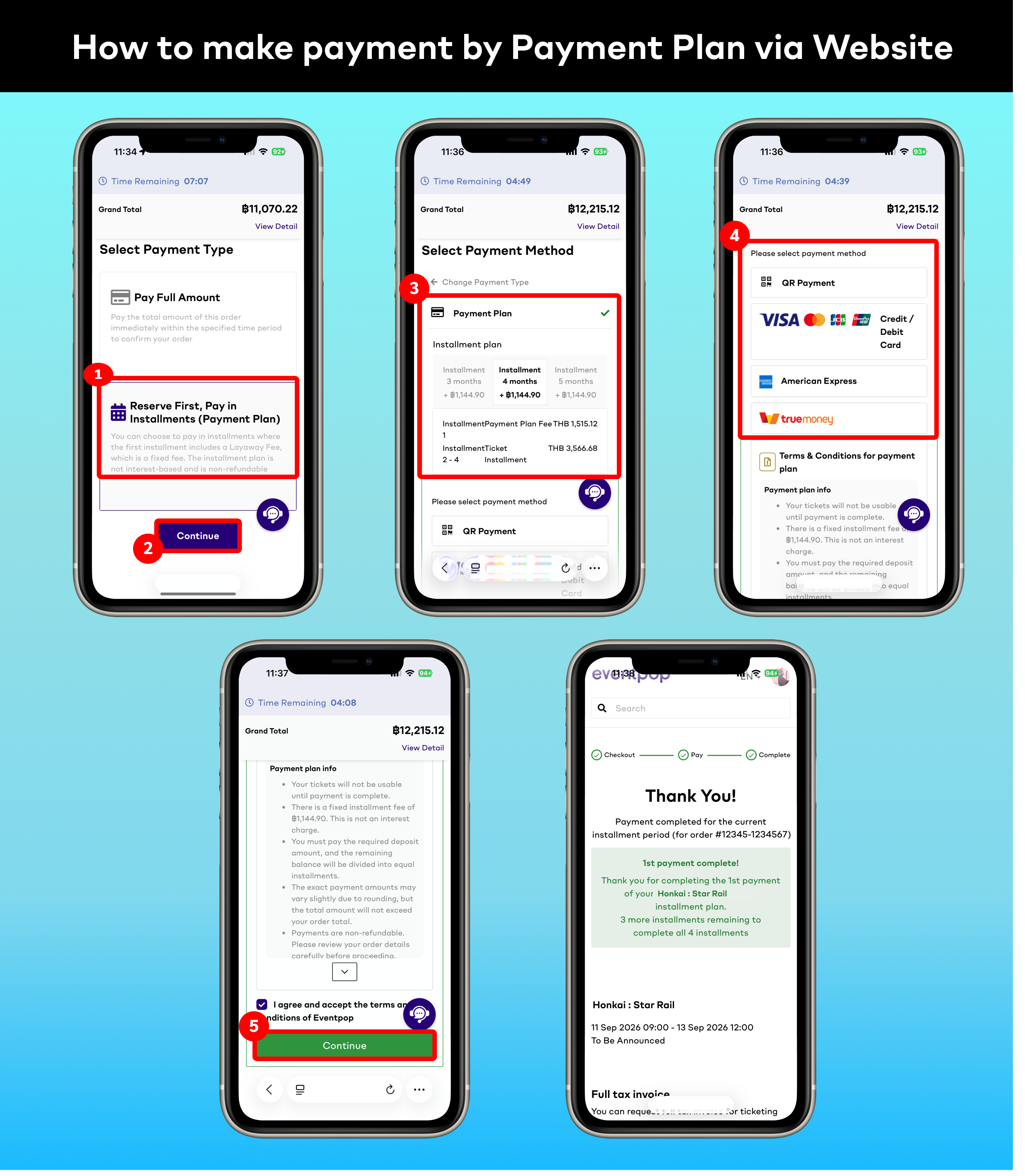 Payment Plan (mobile site) - EN