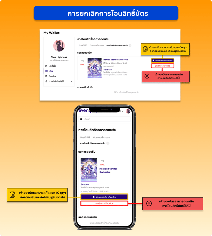 cancel ticket transfer