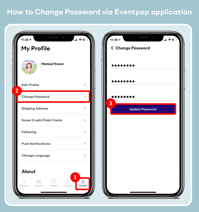 Change Password - EN (App)