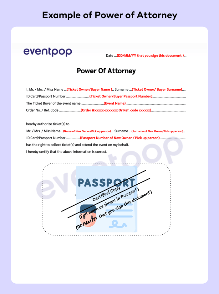 Power of Attorney (EN)