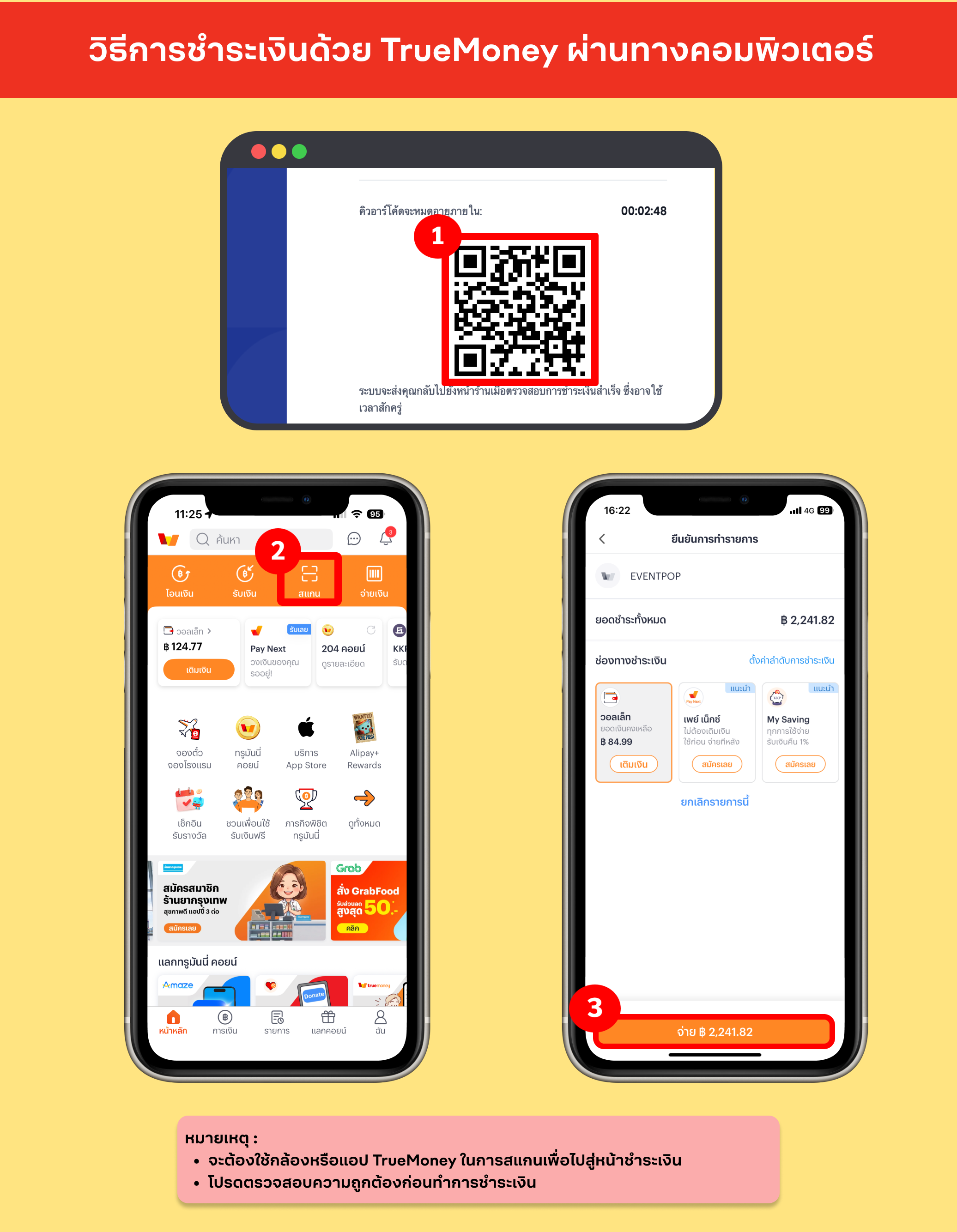 Topic page : Payment Method - TrueMoney